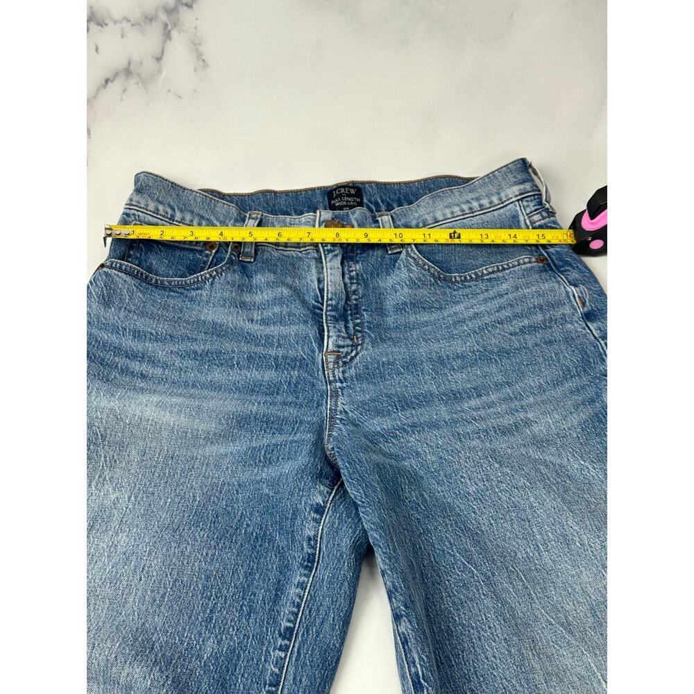J.Crew Full Length Wide Leg Jeans 28 Vintage Wash Coastal Chic Denim Pristine - Picture 10 of 14